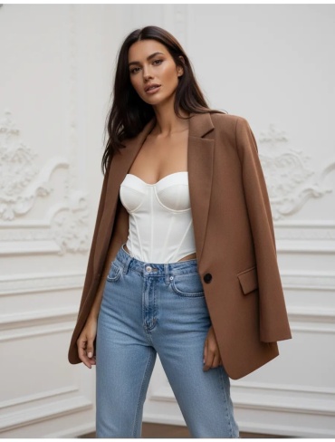 Пиджак Grace collection бежевый