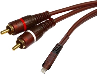 Кабель Lightning - 2xRCA 1.5 м