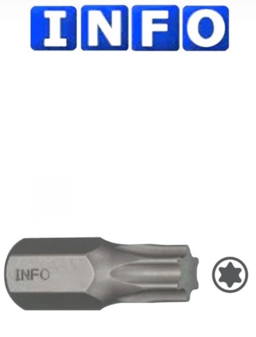 Info бита 9763050 Бита-Torx T50 30мм (короткая) 1 шт