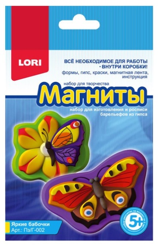 Магниты LORI Пз/Г-002 мультиколор 2 шт