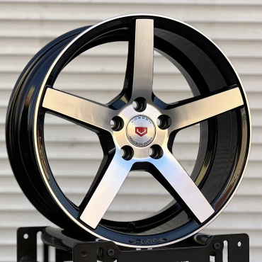 WHEELS Wheels554 7x16/5x114.3 D67.1 ET35 4 диска черный, серебристый
