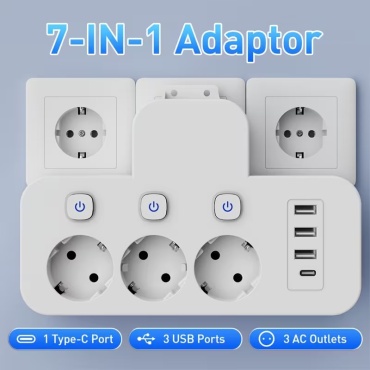 Комплект адаптеров PWR-3S-USB-C-220 1 шт