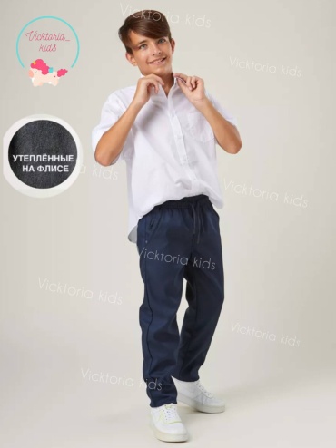 Школьные брюки Vicktoria Kids синий