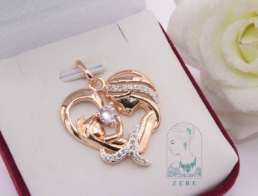 Подвеска ZERE zr230430 вес 1.8 г золото, фианит