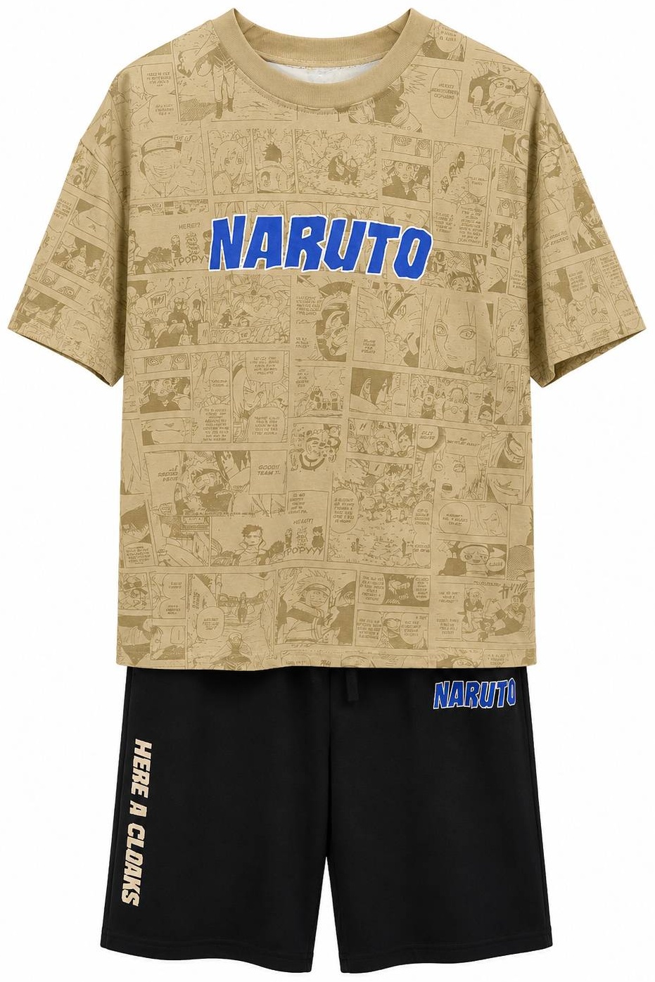 Комплект Naruto Наруто бежевый
