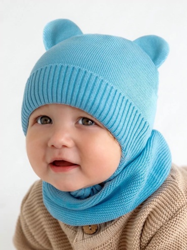 Шапка Amarobaby AB-OD21-PLB16/19-46 синий 46