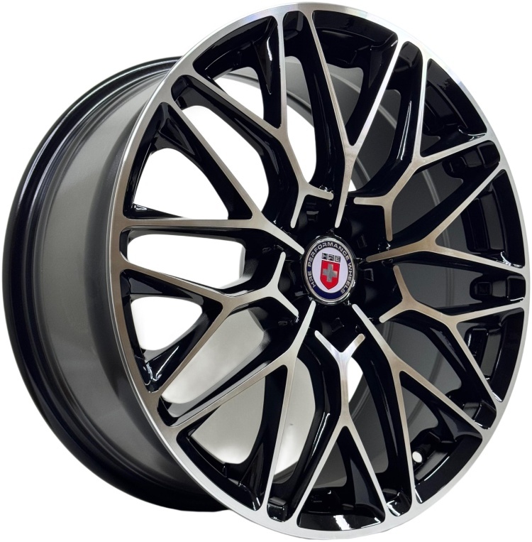 Top Grade 8122WW 8x18/5x114.3 D67.1 ET40 4 диска черный, серебристый