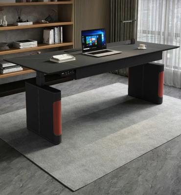 Стол компьютерный 8383c, 140х70x125 см, черный