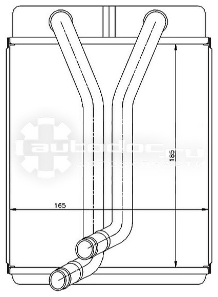 SAT радиатор печки STKAC23950