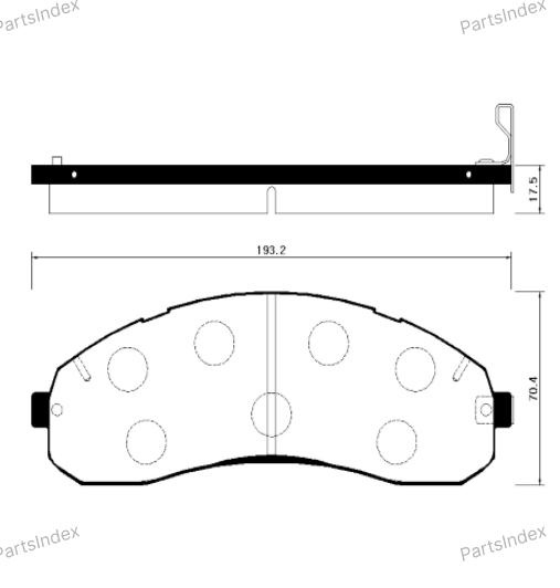 Колодки HSB HP1016