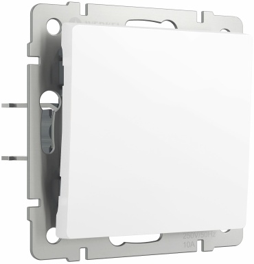 Выключатель клавишный Werkel WL01-SW-1G-2W a028644, белый