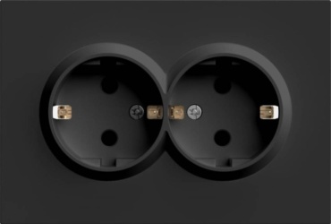 Розетка TOT Electric A07 DB28800-DE22230-3, черный