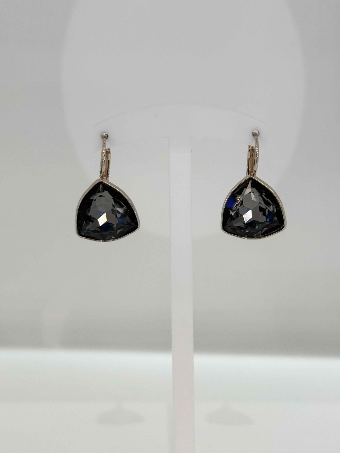 Серьги бижутерный сплав, кристаллы Swarovski