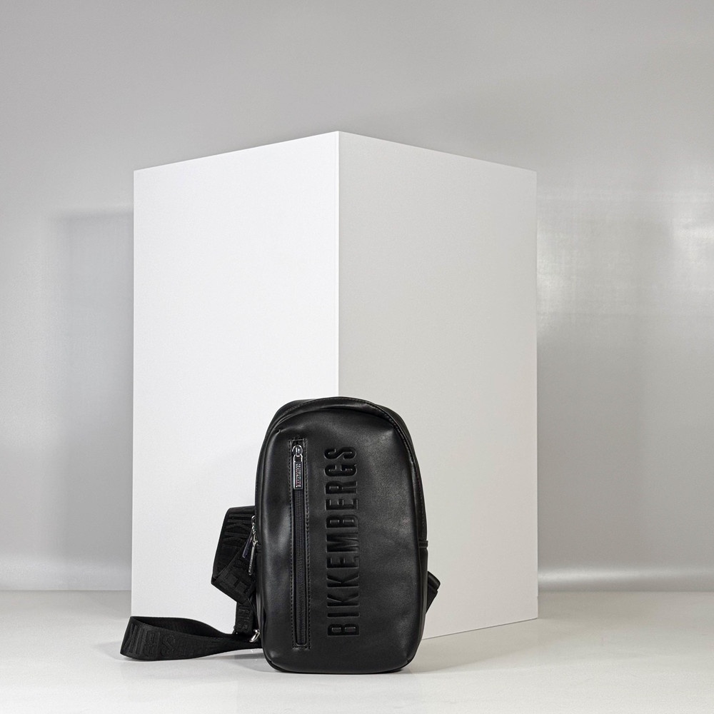 Сумка слинг Bikkembergs текстиль черный