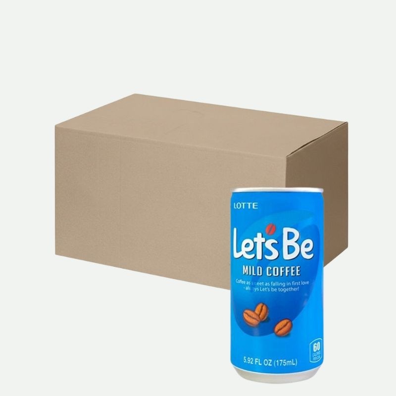 Холодный кофе Lotte Let's Be Mild Coffee 30 банок по 175 мл