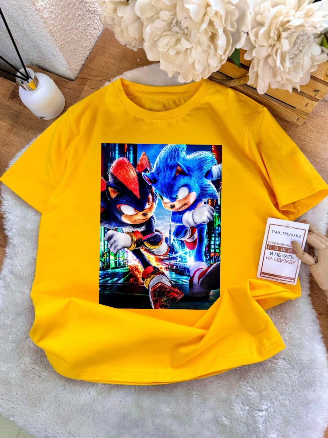 Футболка Соник и Шедоу Sonic TMH_TREND.KZ желтый