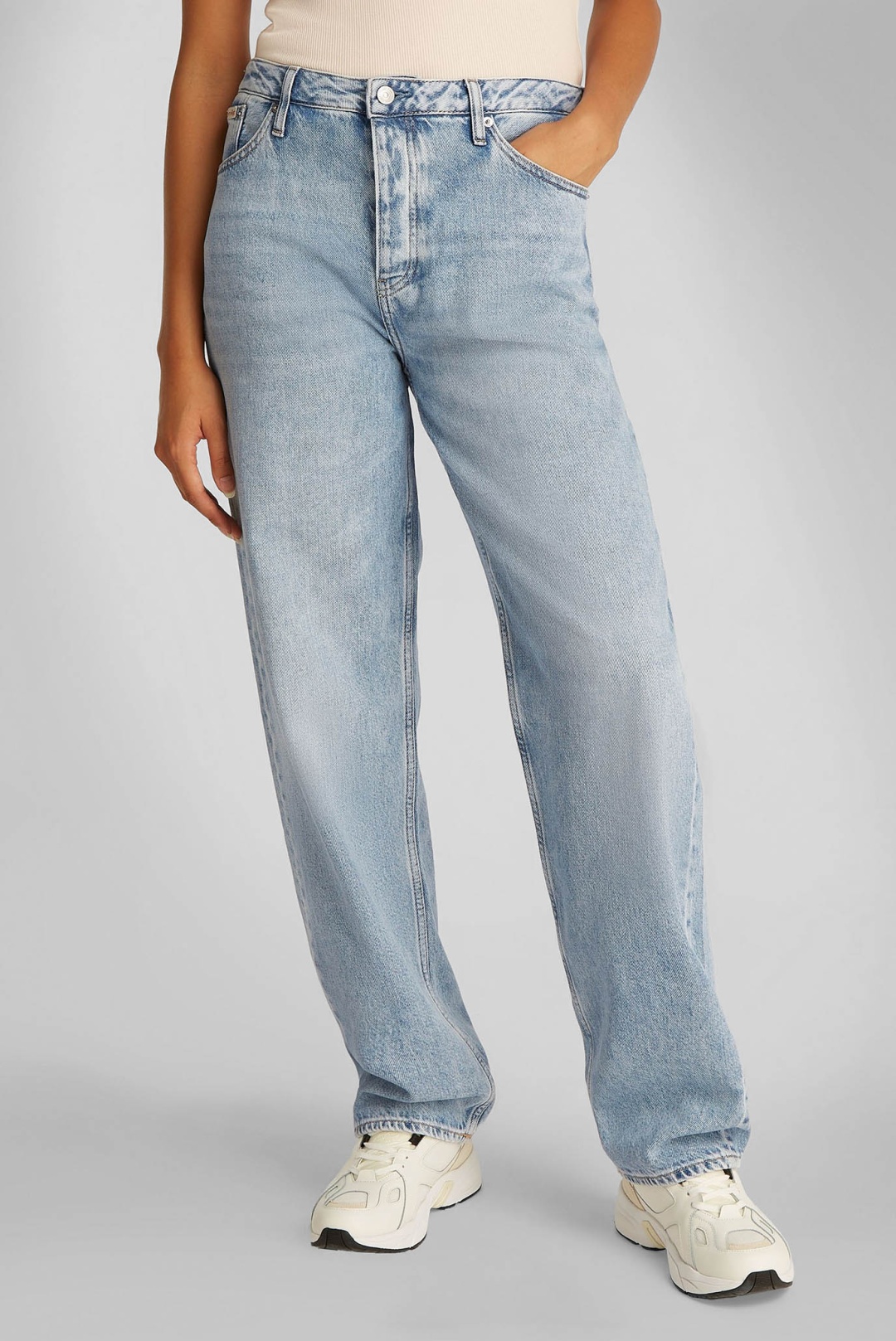 Джинсы багги Calvin Klein Jeans синий