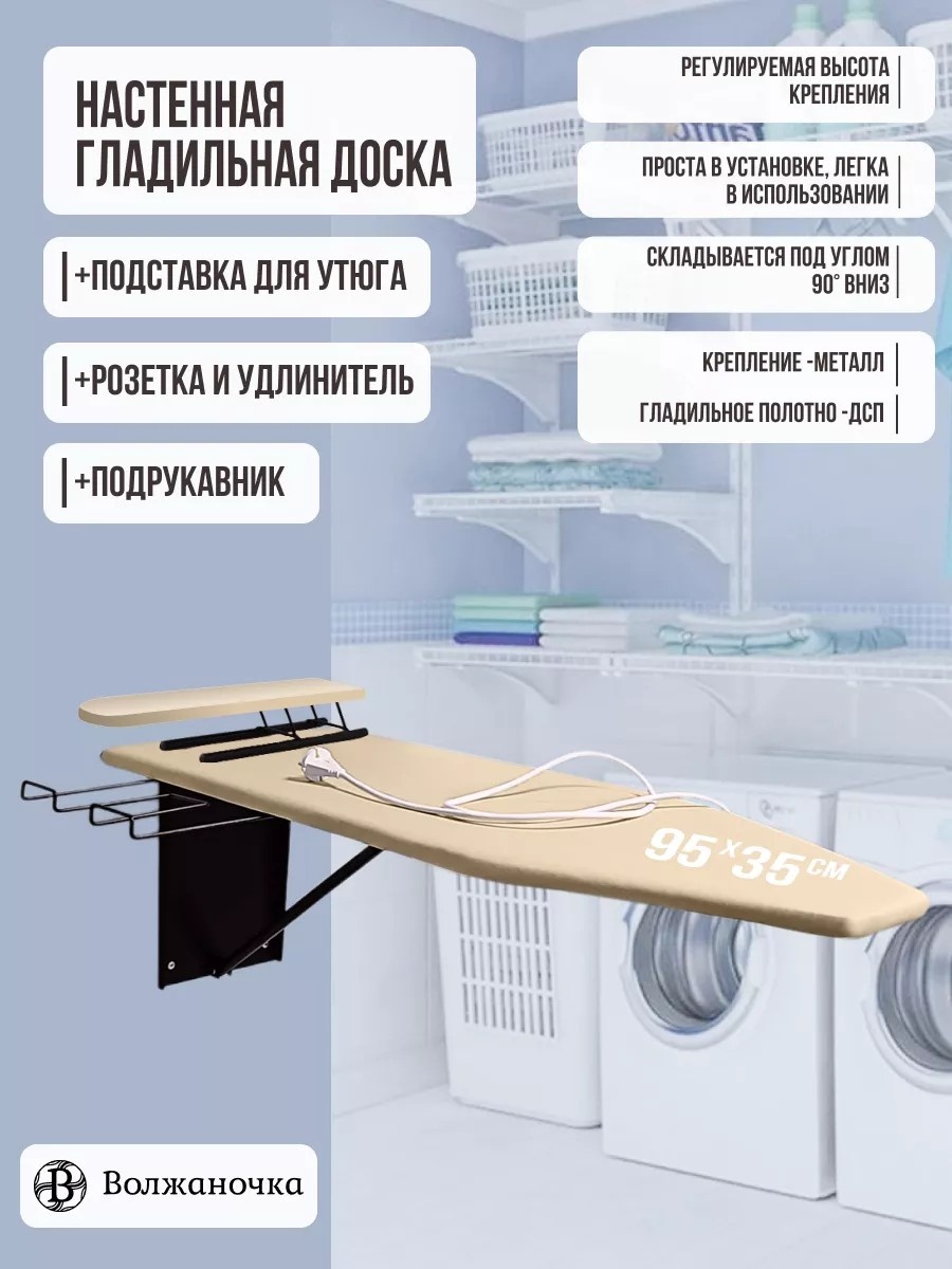 Настенная Волжаночка 95x35