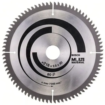 Пильный диск по дереву Bosch 2608640447, 216x30 мм, 80Т