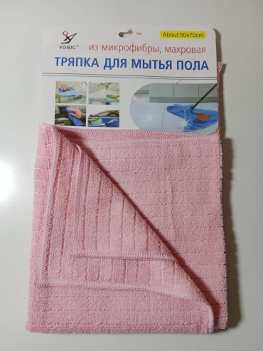 Тряпка для пола YONIC M5 1 шт, микрофибра
