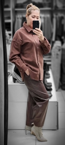 Рубашка Euro fashion зеленый