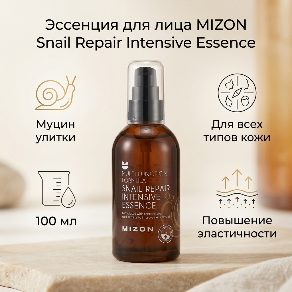 MIZON эссенция Snail Repair Intensive Essence 100 мл