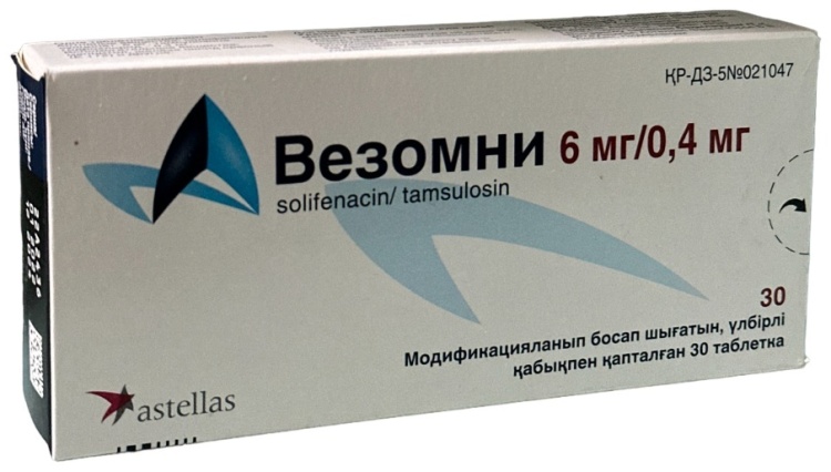 ВЕЗОМНИ 6мг/0.4мг N30 таб с модиф высвоб п.п.о.