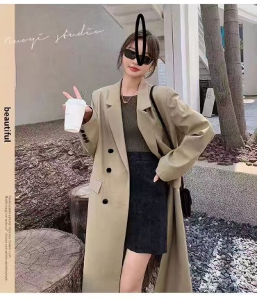 Пальто Fashion collection темно-бежевый