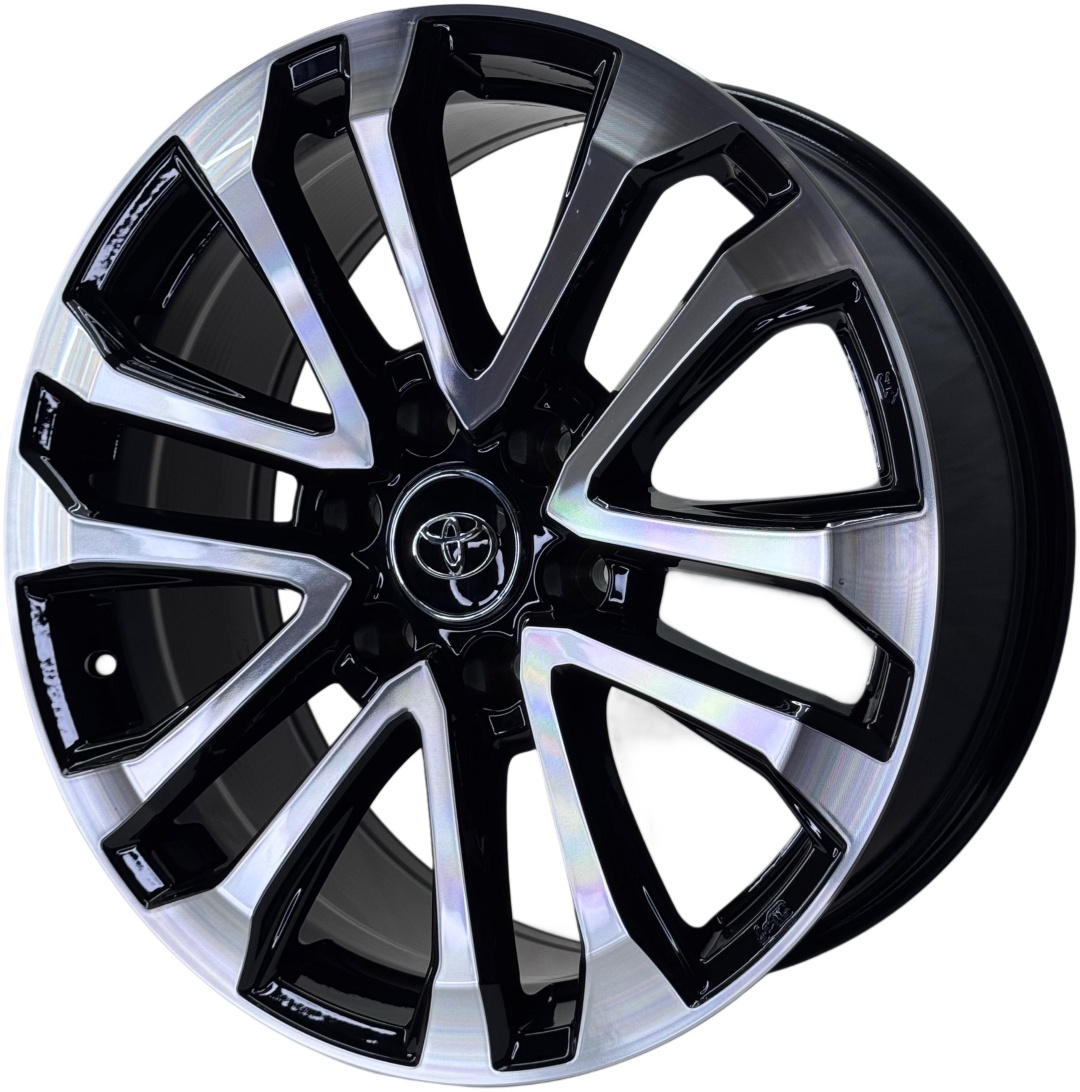 Yixing 5037 WESTWHEELSSHOP 8.5x20/6x139.7 D106.1 ET25 4 диска черный, хром
