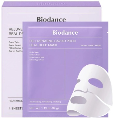 Маска для лица Biodance гидрогелевая Rejuvenating Caviar Pdrn Real Deep 1 шт