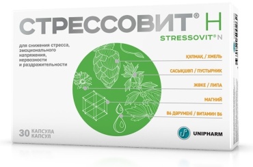 Unipharm Inc Грокам ГБЛ Стрессовит 654 мг капсулы 30 шт