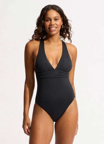 Купальник слитный SEAFOLLY черный