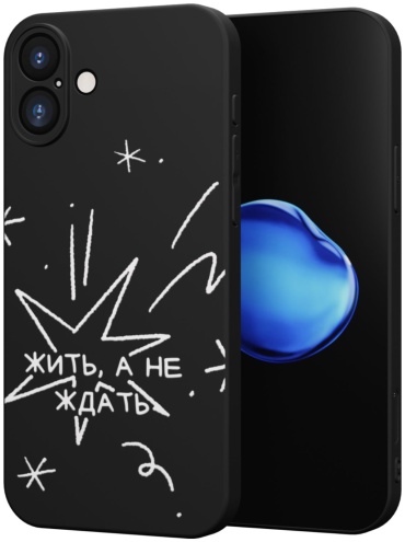 Чехол Mcover для Apple iPhone 16 Plus рисунок