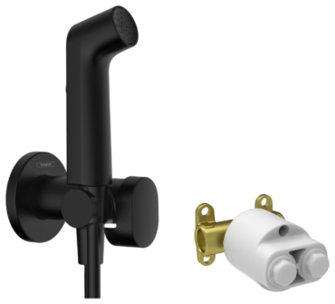 Hansgrohe гигиенический душ S 1 jet EcoSmart+ с монтажной частью (29232670), абс-пластик