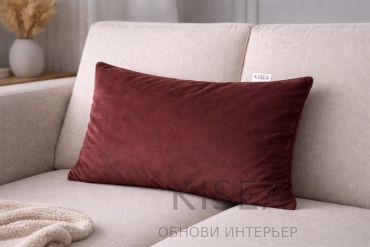 Наволочка Kisea Classic декоративная 50x30 велюр, бархат, 1 шт