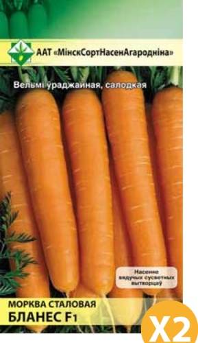 МинскСортСемОвощ морковь Бланес F1 столовая