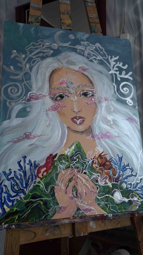 Нурия Абдолова картина Femme 60x80 см