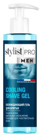 Stylist Pro Охлаждающий гель для бритья серии STYLIST PRO MEN гель для бритья 190 мл