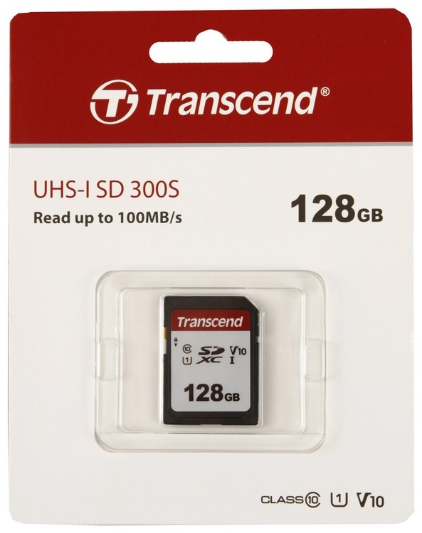 Карта памяти Transcend SDXC TS128GSDC300S 128 Гб
