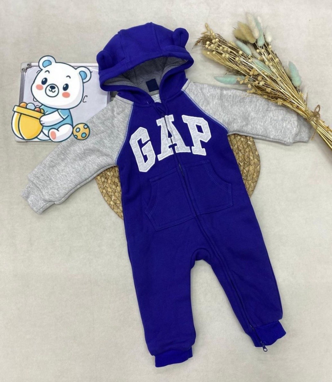 Комбинезон carters love синий
