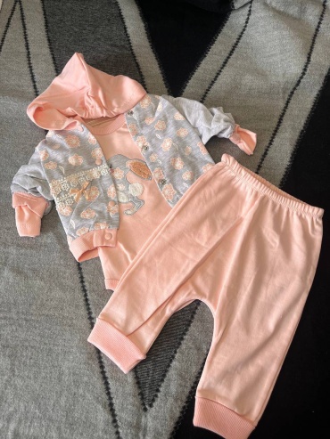 Комплект Babyim персиковый