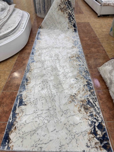 Ковровая дорожка короткий ворс, хлопок, полиэстер, 100 см x 3.5 м