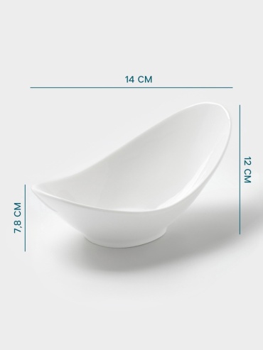 Салатник Hanna Knovell Blank 25х15 см, фарфор, 1 шт