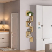 Полка ZENE LLS582, 20х20x126 см, бежевый