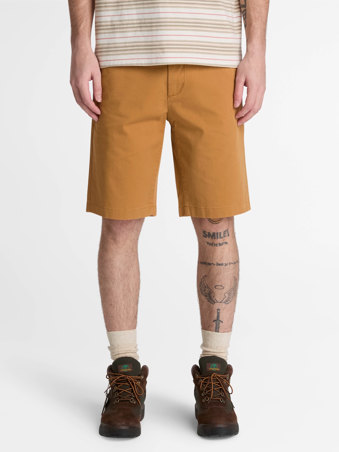 Повседневные шорты Timberland бежевый