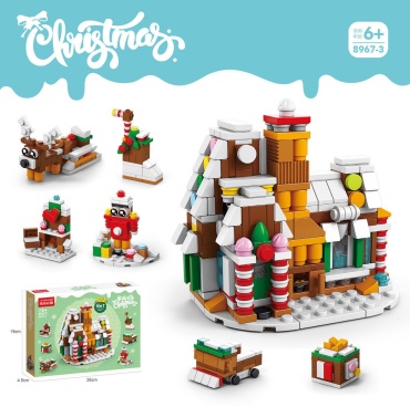 Конструктор LELEBROTHER Christmas 8967-3, деталей 337 шт