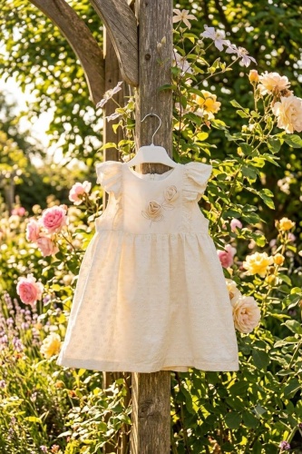 Повседневное платье Baby Rose бежевый