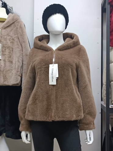 Шуба коричневый