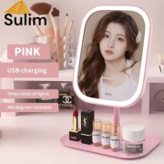 Sulim зеркало настольное косметическое 19x5x19.5x28.4см