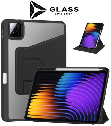 Чехол GLASS для Xiaomi Pad 7 Pro, Pad 7 11 дюйм черный